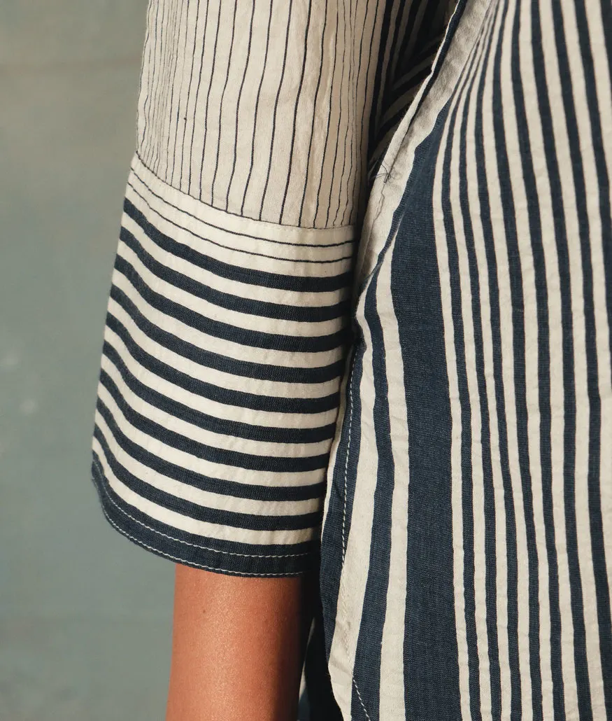 Handwoven Cotton Silk Shirt Dress - Image 3