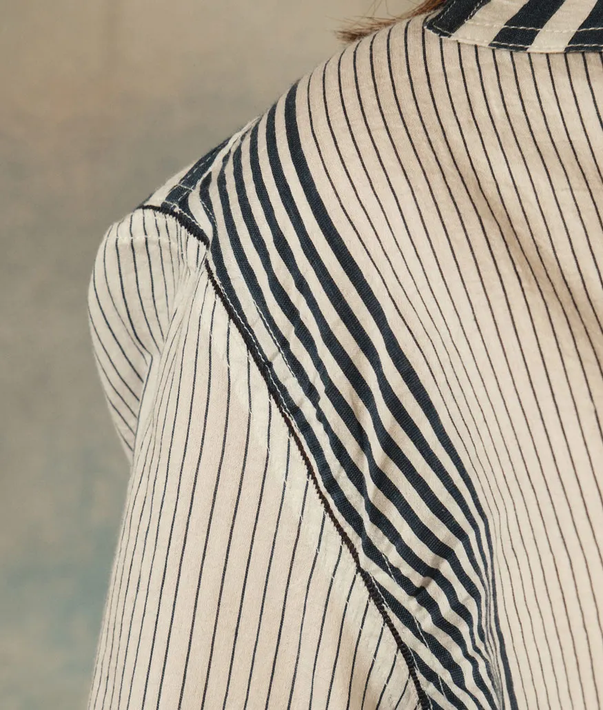 Handwoven Cotton Silk Shirt Dress - Image 5