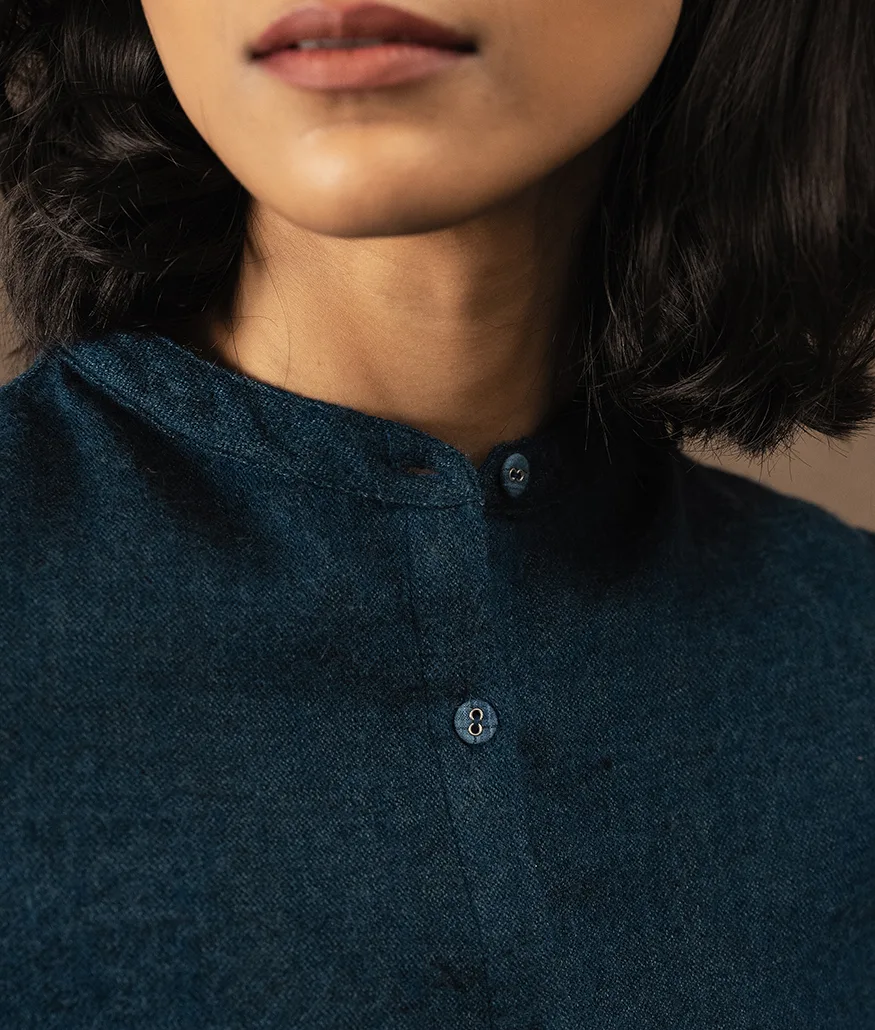 Merino Wool Blouse – Niagara - Image 4