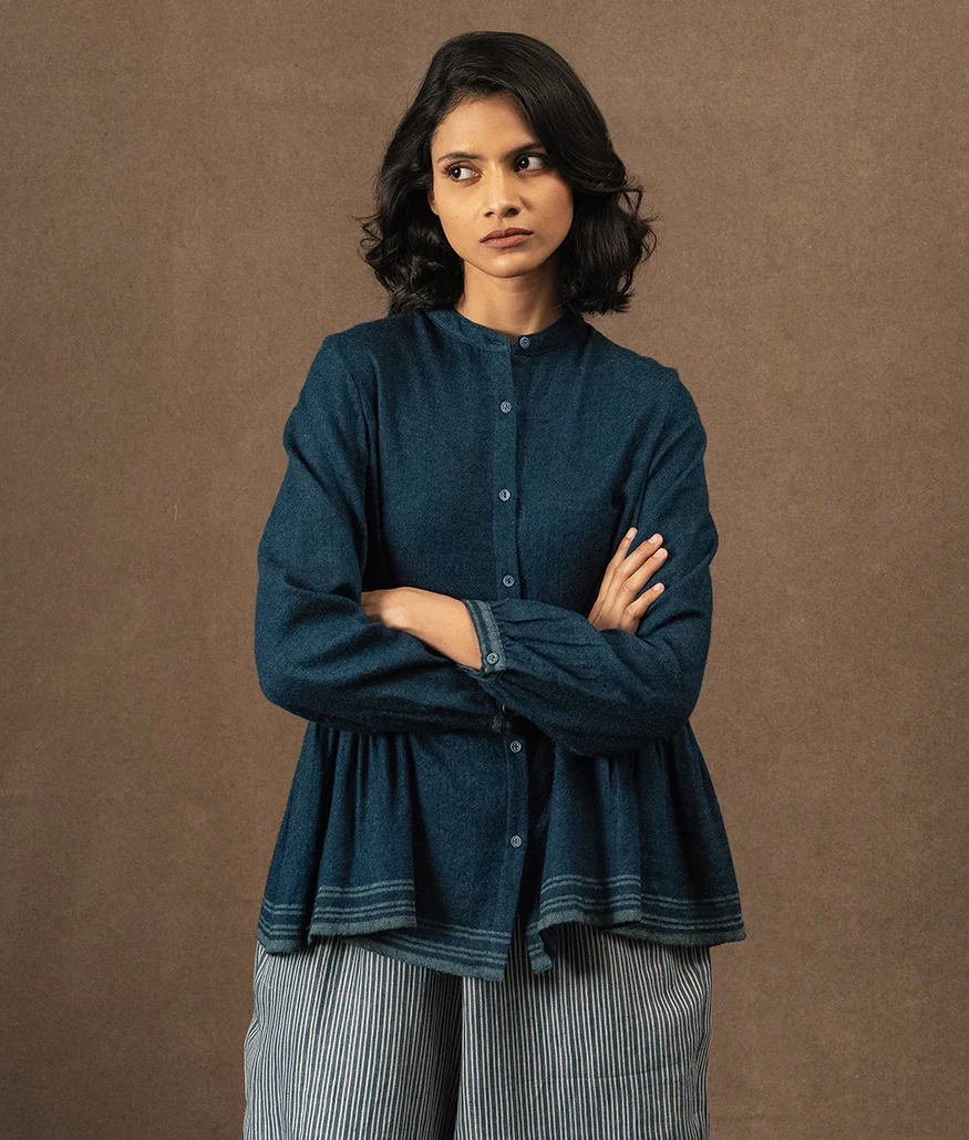 wool blouse